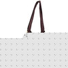 fair trade Cream Canvas Applique Handbag