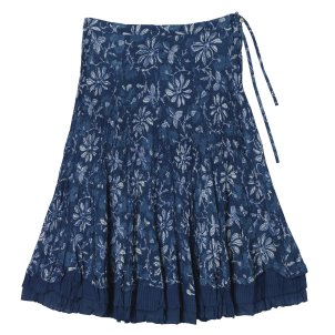 Long Skirt with Drawstring Waist