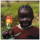 Fair Trade Media Flower Greetings Card - 2007