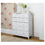 Fairhaven 6 Drawer Chest, White