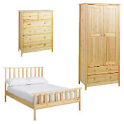Double Bed & Furniture Package, Natural