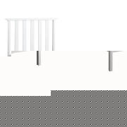 Fairhaven Single Bed, White, With Standard