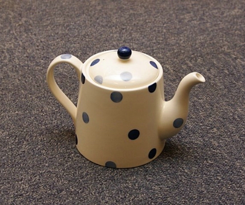 Fairmont and Main Small Tea Pot Blue Spot