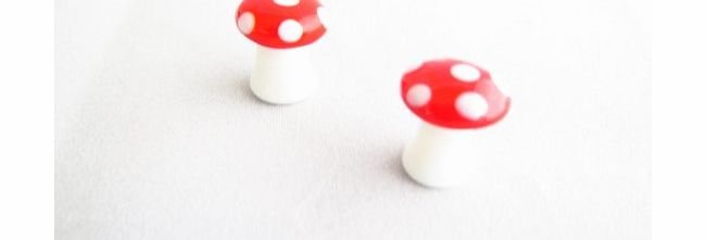 Fairy Fantasy SET OF 2 MAGICAL TOADSTOOLS FOR FAIRY GARDEN OR HOME PLACE NEXT TO FAIRY DOOR