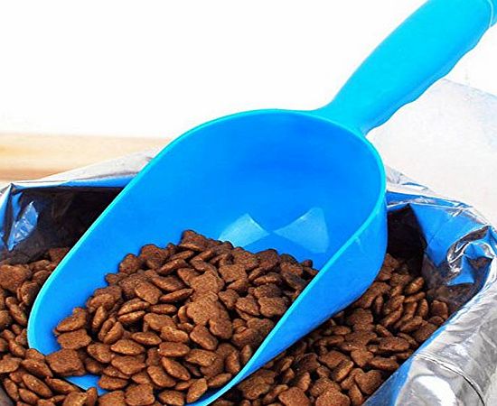 FAIRY SEASON  Plastic Pet Dog Cat Food Scoop Shovel Feeder Random Color