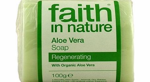 Pure Vegetable Soap. Aloe Vera. 100g Bar