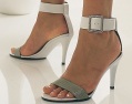 limit cuff detail chain mail sandal