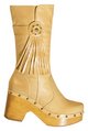FAITH root clog-style pull-on calf boot