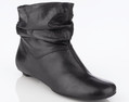 senjoy ruched ankle boots