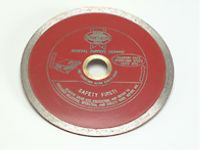 Faithfull Red C/R Dia Blade 115mm X 22/16mm