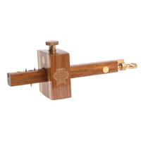 Faithfull Rosewood Combination Gauge-Screw Adj