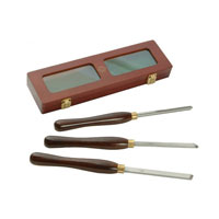 Faithfull Wood Turning Tool Set 3Pce