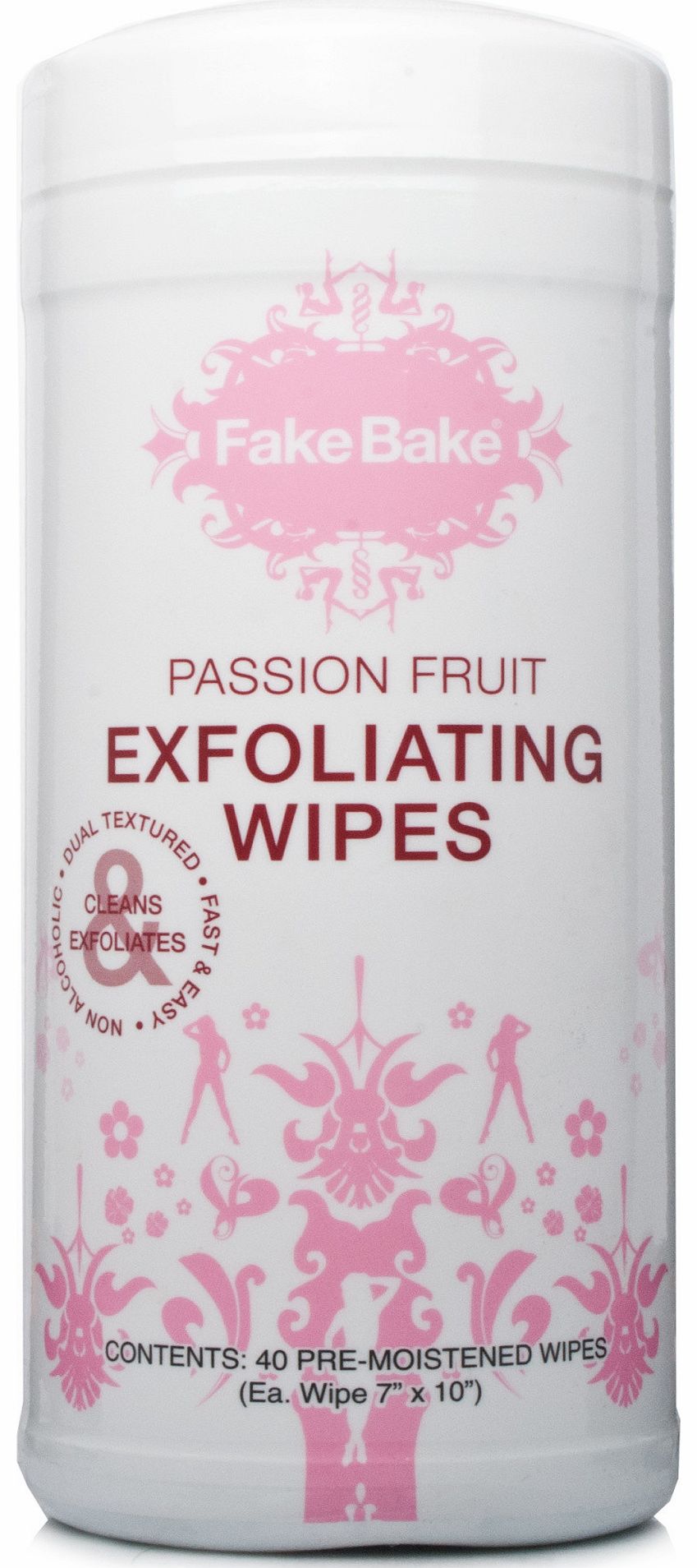 Fake Bake Passion Fruit Exfoliating Wipes