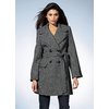 Fur Collar Tweed Coat