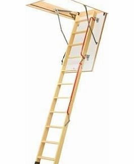 Fakro Wooden Folding Section Loft Ladder - Easy open/fold
