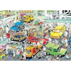 Jan Van Haasteren At the Respraying Shop 500 Piece Jigsaw Puzzle