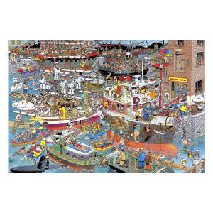 Falcon Jan van Haasteren Crazy Harbour 1500 Piece Jigsaw Puzzle