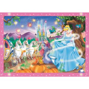 Jumbo Cinderella 350 Piece Light Puzzle