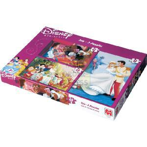 Jumbo Disney Princess Trio 60 45 32 Piece Jigsaw Puzzle