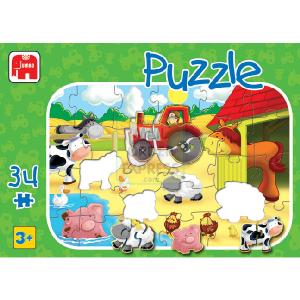 Jumbo Farm 34 Piece Floor Jigsaw Puzzle