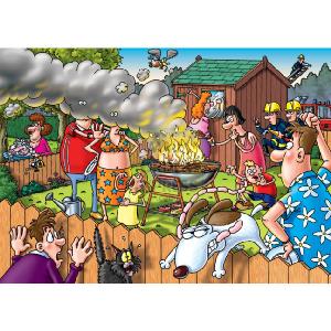 Falcon Jumbo Hiddenxtra Two Puzzles Summer BBQ