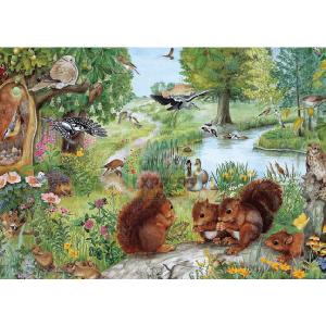 Jumbo Woodland Nature 500 Piece Jigsaw Puzzle