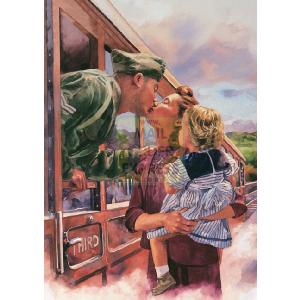 The Farewell Kiss 1000 Piece Jigsaw Puzzle