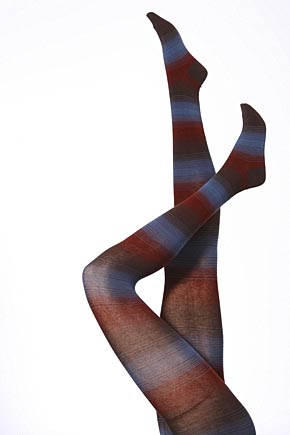 Ladies 1 Pair Falke Micro Stripe Tights In 4 Colours Anthracite