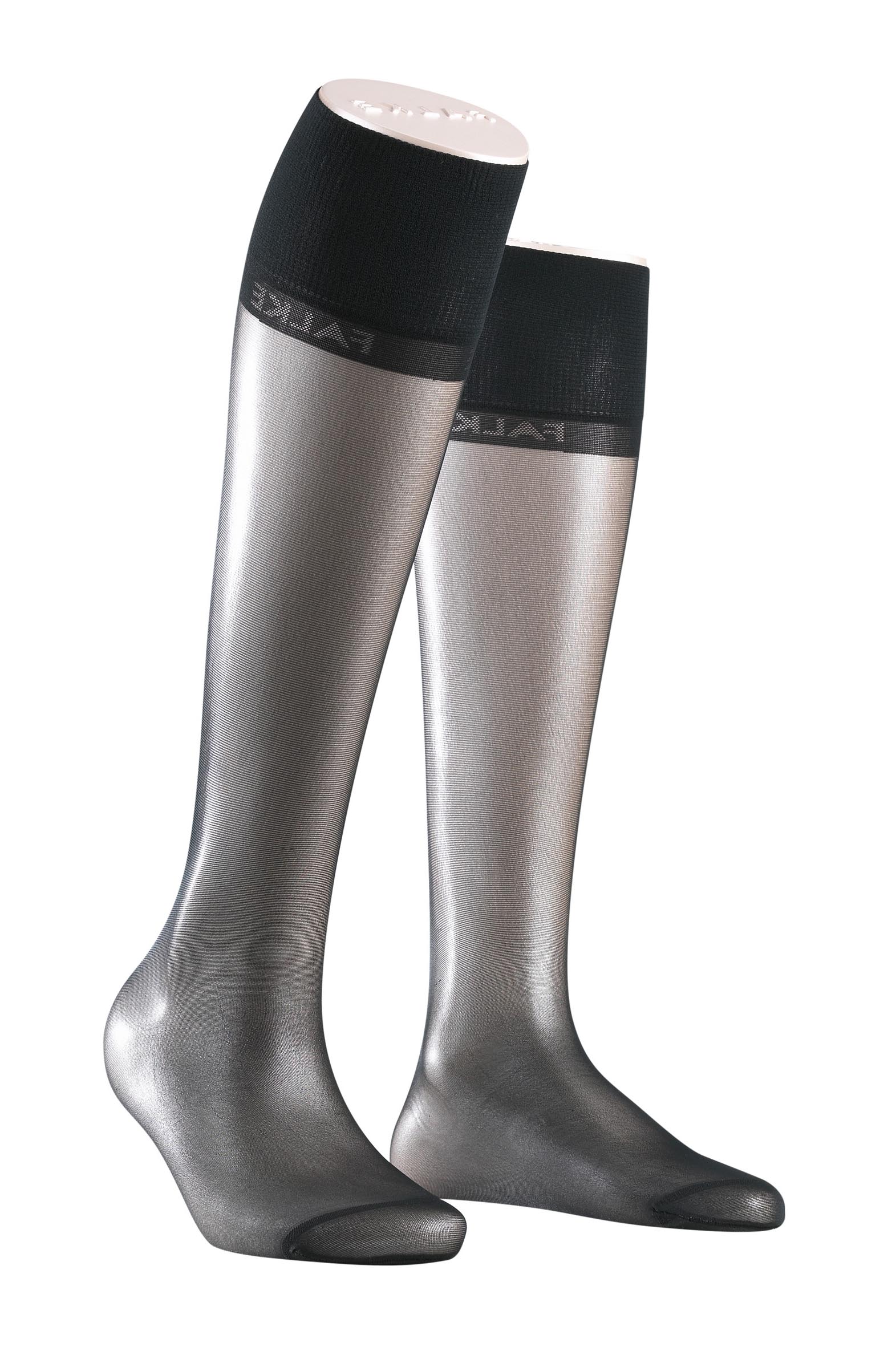 Ladies 1 Pair Falke Pure Matt 20 Knee Highs With