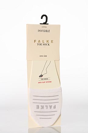 Ladies 1 Pair Falke Toe Socks With Grip In 3 Colours Tan
