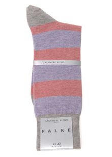 Block cashmere blend sock