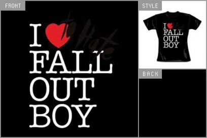 Fall Out Boy (I Love FOB) Skinny T-shirt