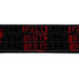 Fall Out Boy Logo Leather Wristband