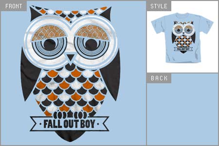 Fall Out Boy (Owl) T-shirt cid_4751bluts