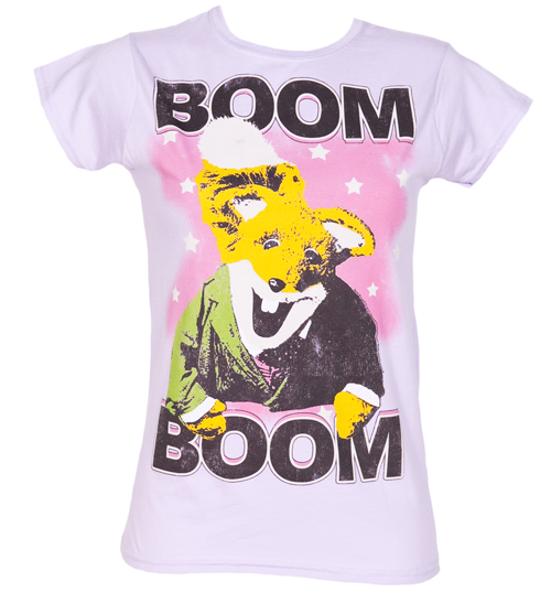 Fame and Fortune Boom Boom Ladies Basil Brush T-Shirt from Fame