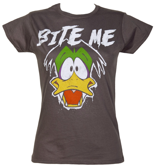 Fame and Fortune Ladies Bite Me Count Duckula T-Shirt from Fame