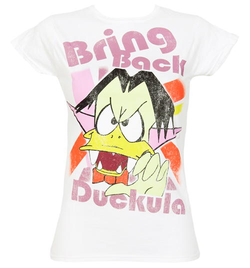Fame and Fortune Ladies Bring Back Duckula Count Duckula T-Shirt