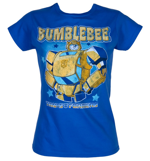 Fame and Fortune Ladies Bumblebee Transformers T-Shirt from Fame