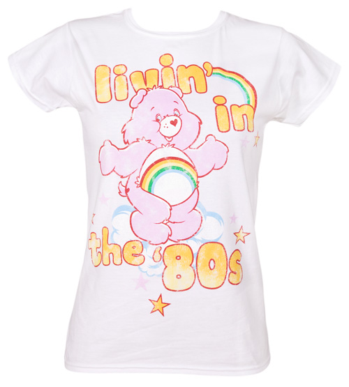 Fame and Fortune Ladies Care Bears Livin In The 80s T-Shirt