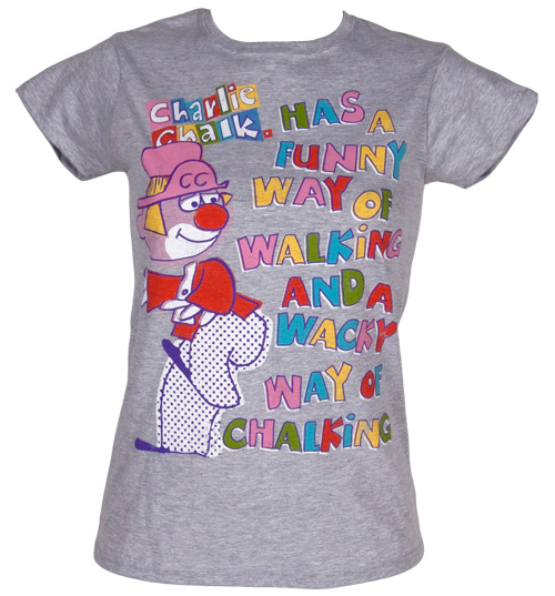 Ladies Charlie Chalk Theme Tune T-Shirt from