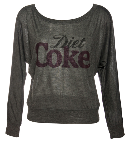 Fame and Fortune Ladies Diet Coke Off The Shoulder Lightweight