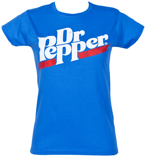 Ladies Dr Pepper Logo T-Shirt from Fame and