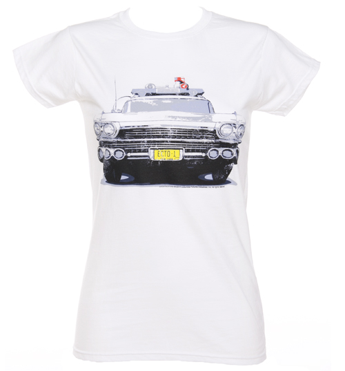 Fame and Fortune Ladies Ecto 1 Ghostbusters T-Shirt from Fame and