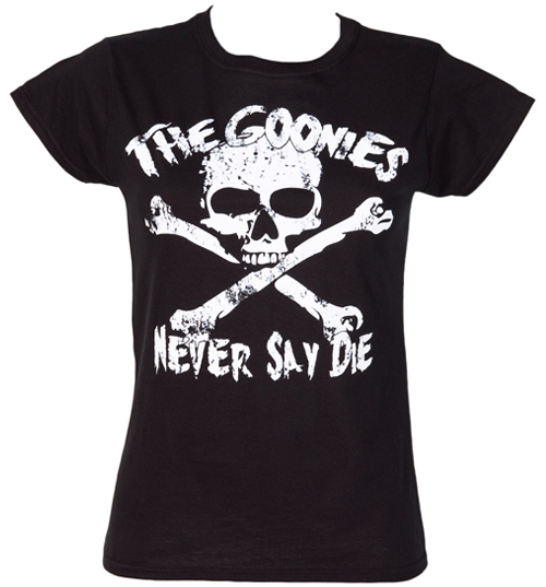 Fame and Fortune Ladies Goonies Never Say Die T-Shirt from Fame