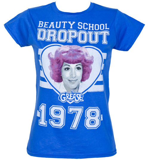 Fame and Fortune Ladies Grease Beauty School Dropout T-Shirt from