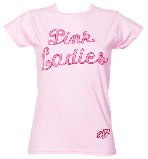 Fame and Fortune Ladies Grease Pink Ladies T-Shirt from Fame and