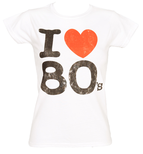 Fame and Fortune Ladies I Heart The 80s T-Shirt from Fame