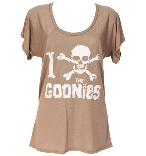 Fame and Fortune Ladies I Skull The Goonies Lightweight Flowy Tee