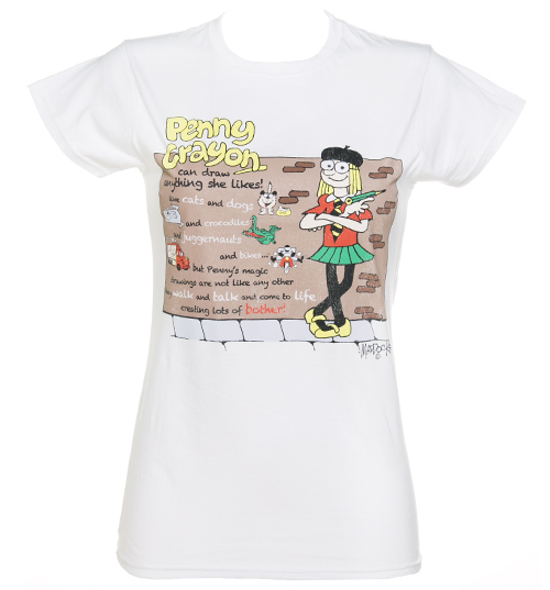 Ladies Penny Crayon Can Draw Anything She Likes