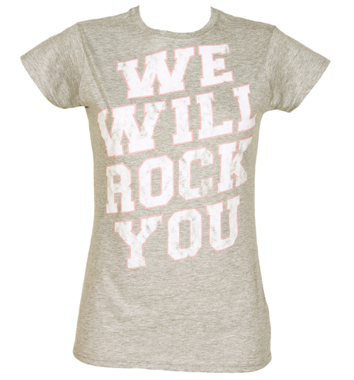 Ladies Queen We Will Rock You T-Shirt from Fame